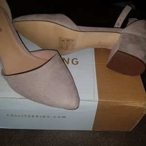 Spring dusty rose shoe